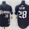 Men's Texas Rangers Jonah Heim #28 Black Limited Jersey