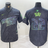 Men's Tampa Bay Rays Jose Siri #22 Charcoal 2024 City Connect Limited Jersey