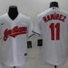 Men's Cleveland Guardians Jose Ramirez Nike White Jersey