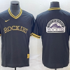 Men's Colorado Rockies Black Team Jersey