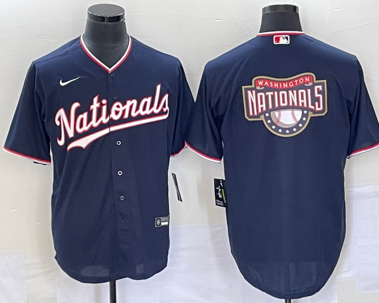 Men's Washington Nationals Navy Alternate Team Jersey