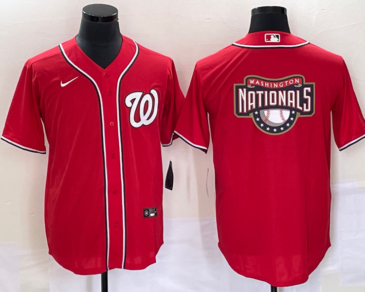 Men's Washington Nationals Red Alternate Team Jersey