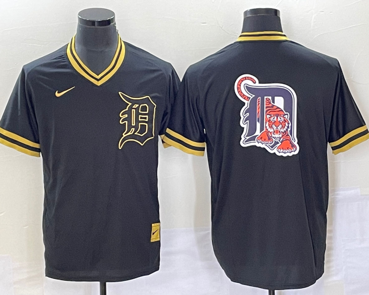 Men's Detroit Tigers Black Team Jersey