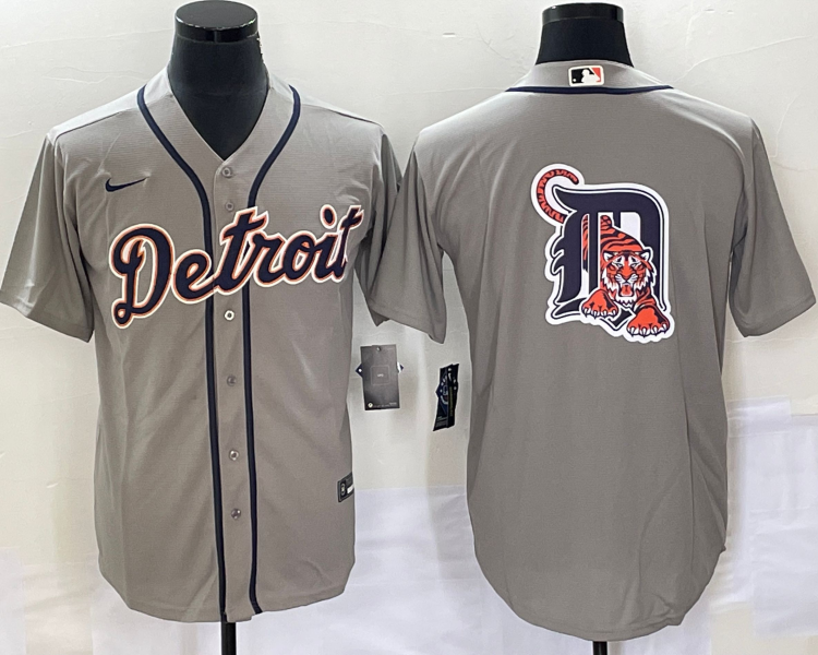 Men's Detroit Tigers Gray Team Jersey