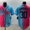 Men's Detroit Tigers Kerry Carpenter #30 Pink/Blue Jersey