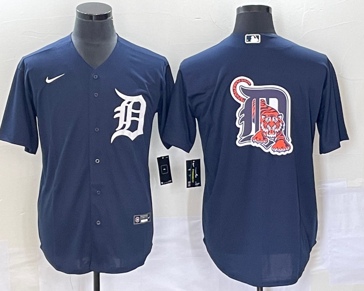 Men's Detroit Tigers Navy Alternate Team Jersey