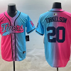 Men's Detroit Tigers Spencer Torkelson #20 Pink/Blue Jersey