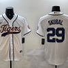 Men's Detroit Tigers Tarik Skubal #29 White Jersey
