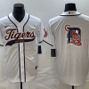 Men's Detroit Tigers White Jersey Joint Edition