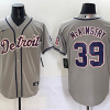 Men's Detroit Tigers Zach McKinstry #39 Gray Jersey