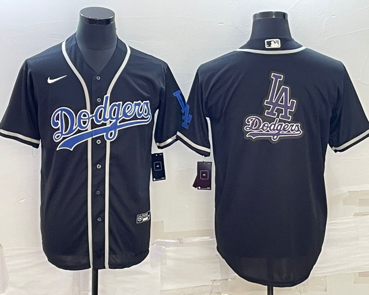 Men's Los Angeles Dodgers Black Authentic Jersey