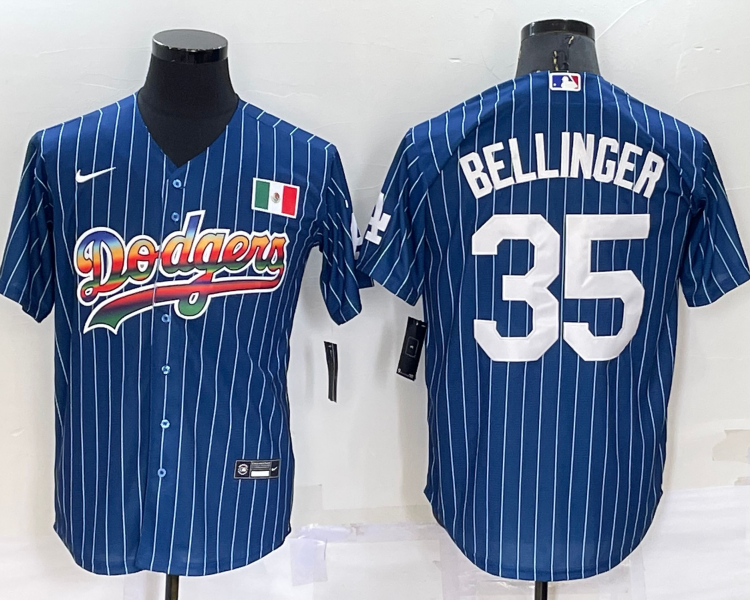 Men's Los Angeles Dodgers Cody Bellinger #35 Blue Authentic Jersey