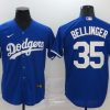 Men's Los Angeles Dodgers Cody Bellinger #35 Blue Baseball Jersey