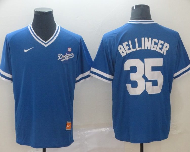 Men's Los Angeles Dodgers Cody Bellinger #35 Blue Jersey