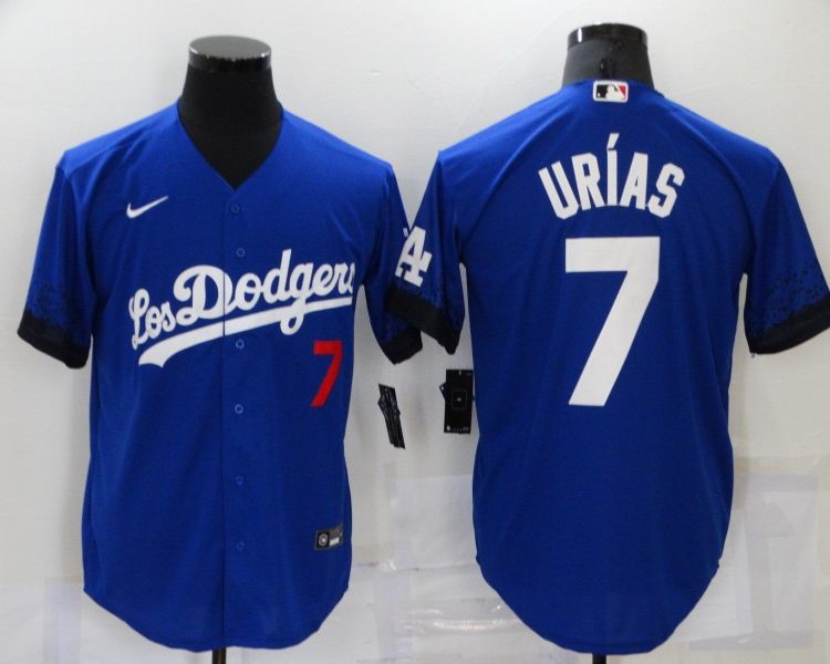 Men's Los Angeles Dodgers Julio Urias #7 Blue Jersey