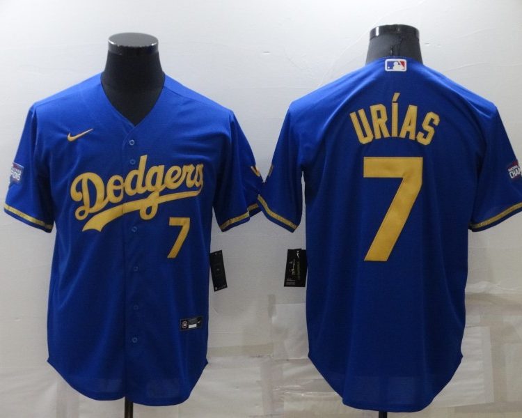 Men's Los Angeles Dodgers Julio Urias #7 Blue Jersey