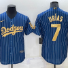 Men's Los Angeles Dodgers Julio Urias #7 Blue Jersey
