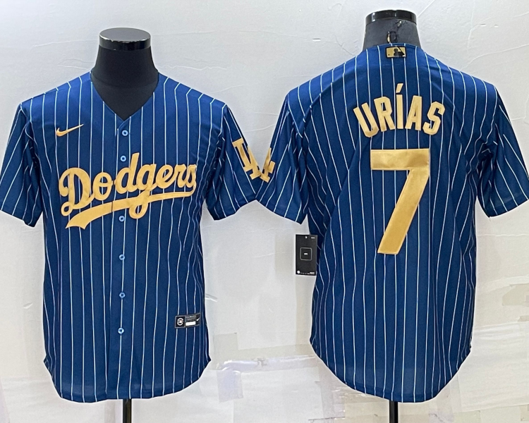 Men's Los Angeles Dodgers Julio Urias #7 Blue Jersey