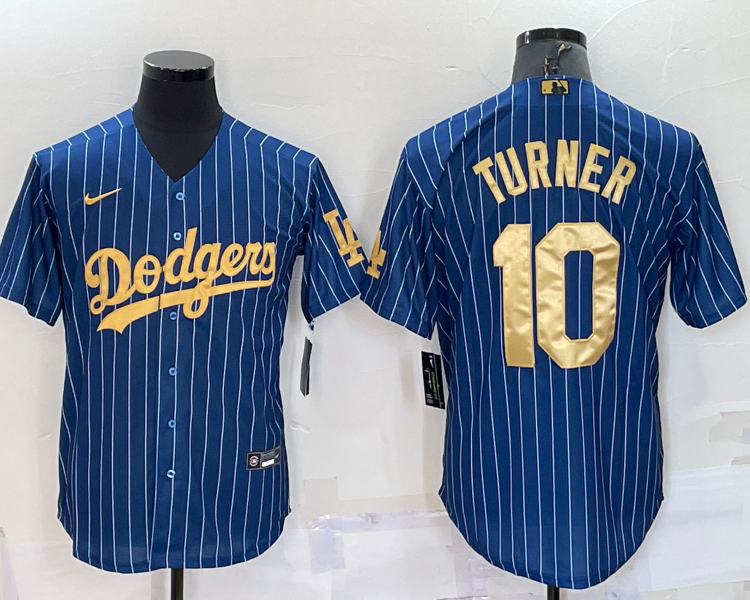 Men's Los Angeles Dodgers Justin Turner #10 Blue Jersey