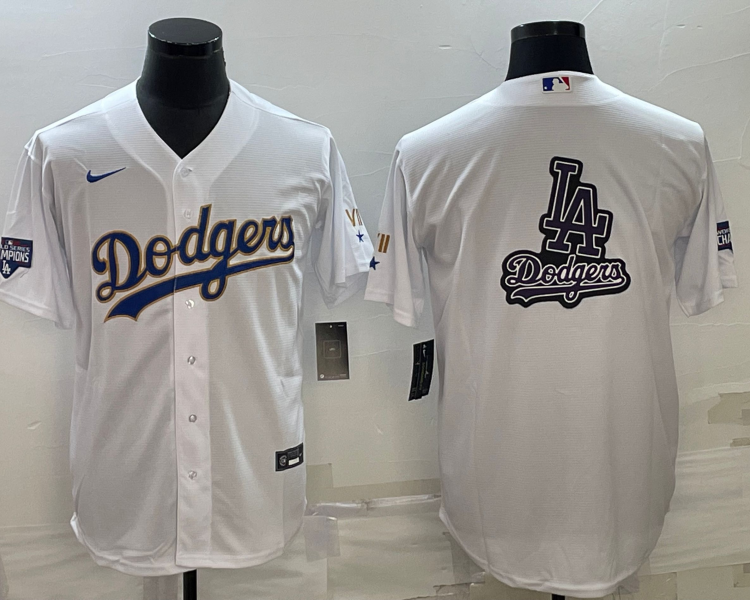 Men's Los Angeles Dodgers White Authentic Jersey