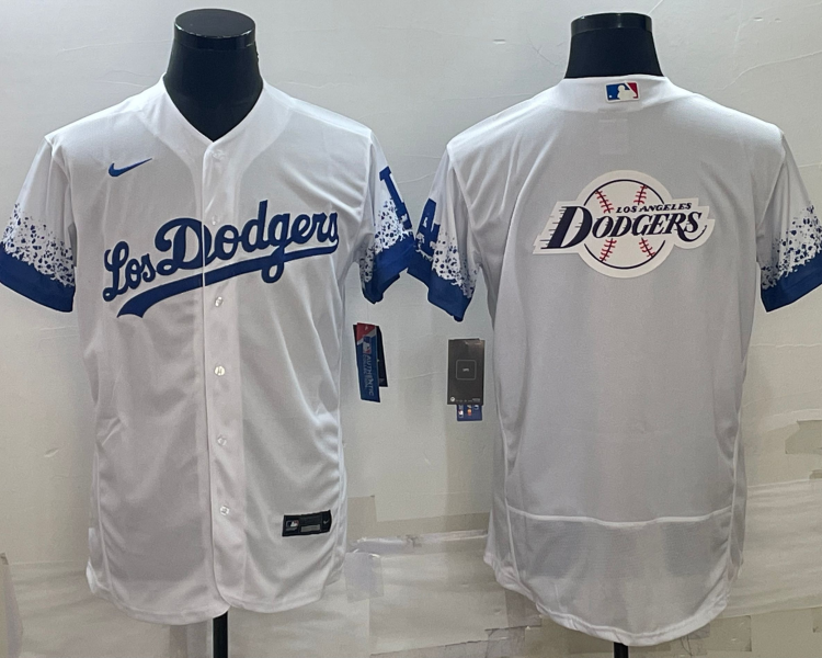 Men's Los Angeles Dodgers White Baseball Jersey