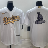 Men's Los Angeles Dodgers White Blank Jersey