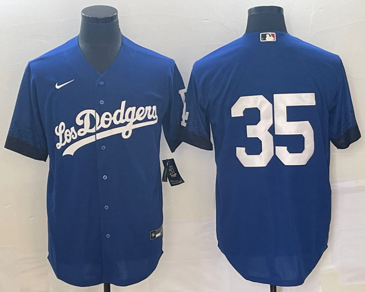 Men's Los Angeles Dodgers Cody Bellinger #35 Royal City Connect Jersey