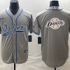 Men's Los Angeles Dodgers Gray Jersey Joint Edition