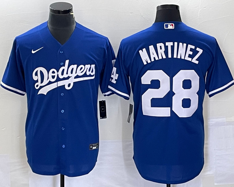 Men's Los Angeles Dodgers J.D. Martinez #28 Royal Jersey
