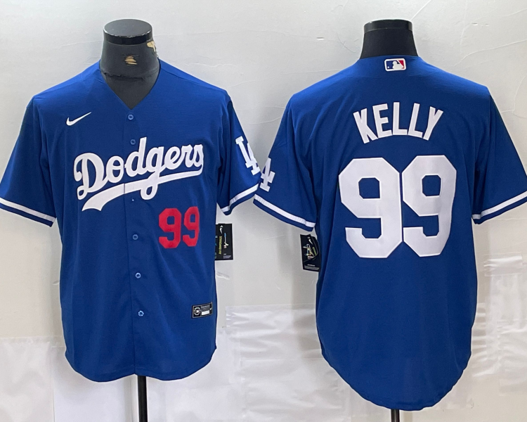 Men's Los Angeles Dodgers Joe Kelly #99 Blue Jersey