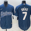 Men's Los Angeles Dodgers Julio Urias #7 Blue Jersey Joint Edition