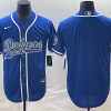 Men's Los Angeles Dodgers Royal Blank Jersey Joint Edition