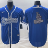 Men's Los Angeles Dodgers Royal Team Jersey Joint Edition