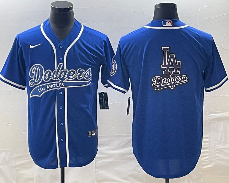 Men's Los Angeles Dodgers Royal Team Jersey Joint Edition