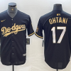 Men's Los Angeles Dodgers Shohei Ohtani #17 Black Limited Jersey