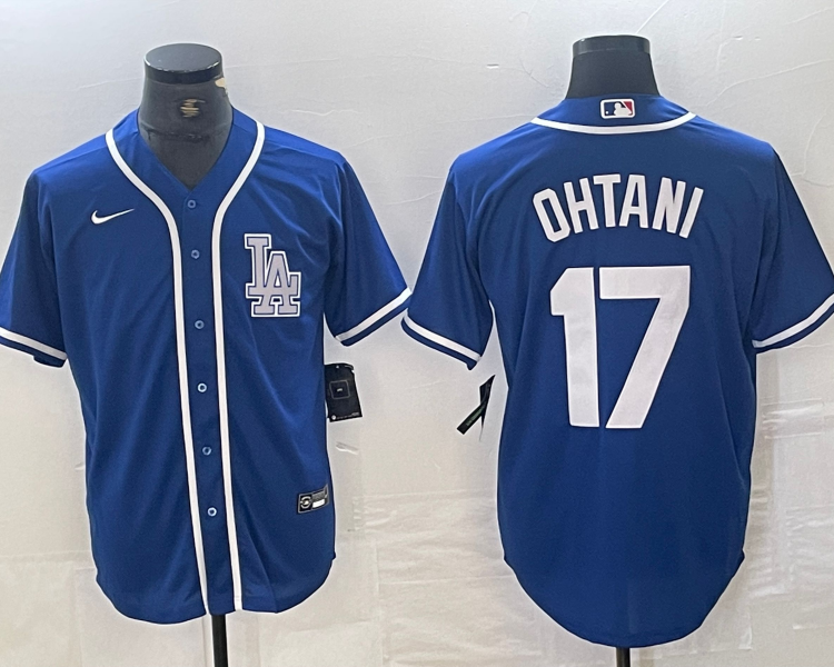 Men's Los Angeles Dodgers Shohei Ohtani #17 Blue Limited Jersey