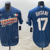 Men's Los Angeles Dodgers Shohei Ohtani #17 Royal Alternate Jersey
