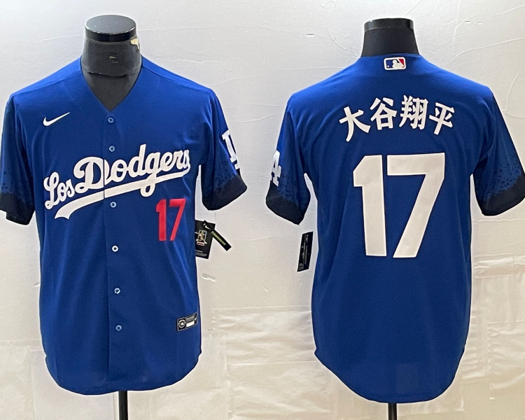 Men's Los Angeles Dodgers Shohei Ohtani #17 Royal Jersey