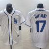 Men's Los Angeles Dodgers Shohei Ohtani #17 White Alternate Limited Jersey