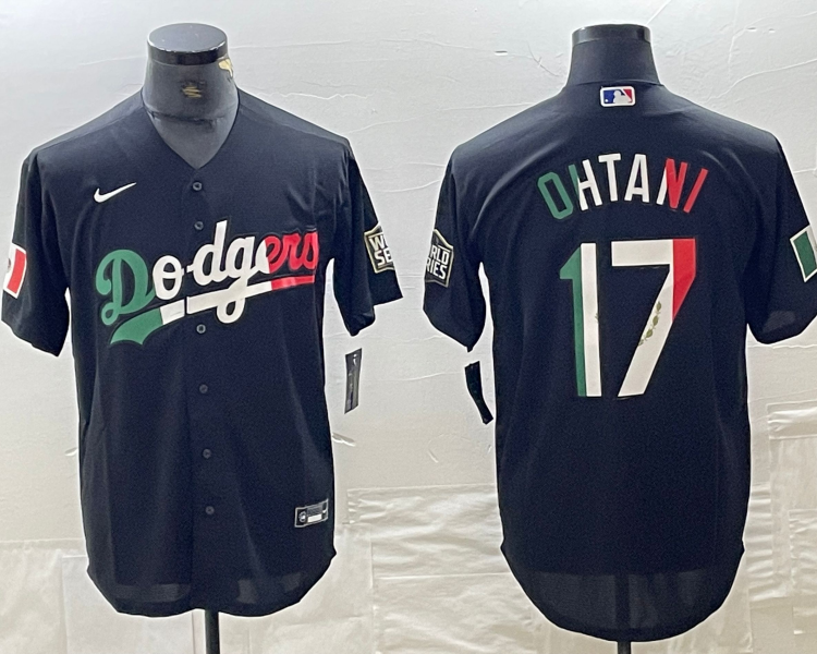 Men's Los Angeles Dodgers Shohei Ohtani Black Jersey