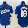 Men's Los Angeles Dodgers Yoshinobu Yamamoto #18 Royal Jersey