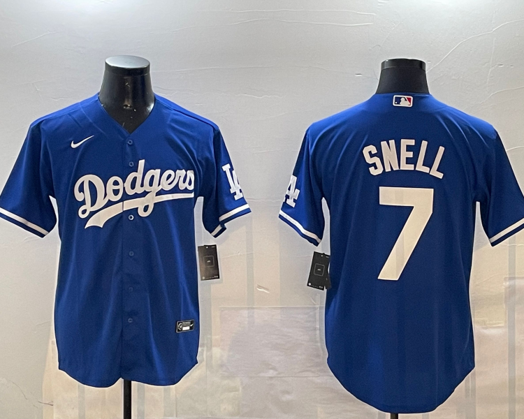 Men's Los Angeles Dodgers Blake Snell #7 Royal Jersey