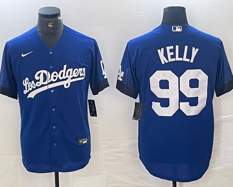 Men's Los Angeles Dodgers Joe Kelly #99 Blue Jersey