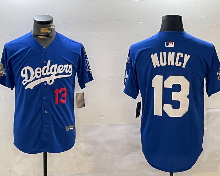 Men's Los Angeles Dodgers Max Muncy #13 Royal Jersey