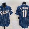 Men's Los Angeles Dodgers Roki Sasaki #11 Royal Jersey