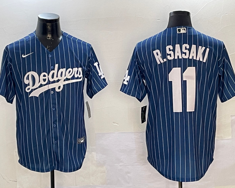 Men's Los Angeles Dodgers Roki Sasaki #11 Royal Jersey