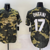 Men's Los Angeles Dodgers Shohei Ohtani #17 Camouflage Jersey