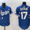 Men's Los Angeles Dodgers Shohei Ohtani #17 Royal Alternate Jersey