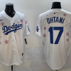 Men's Los Angeles Dodgers Shohei Ohtani #17 White Alternate Jersey