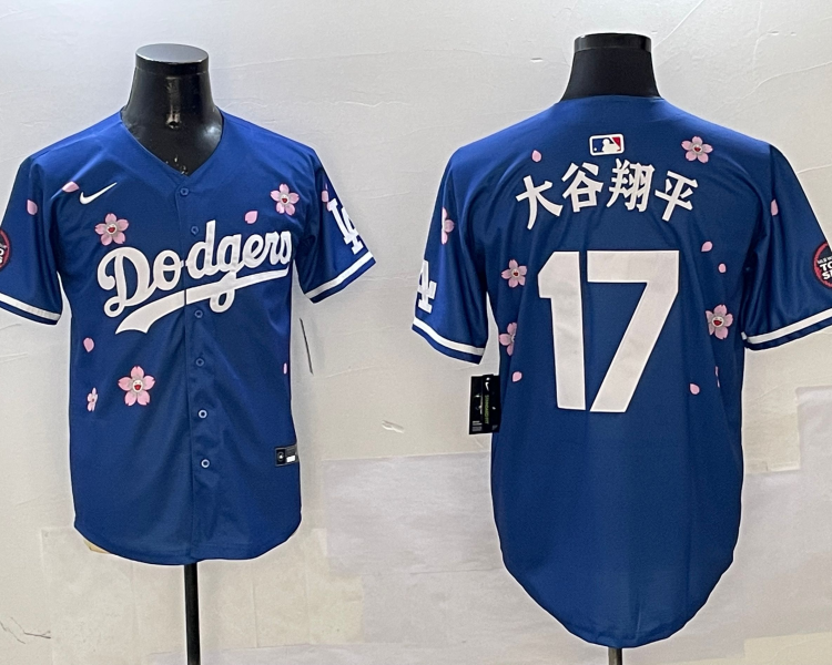 Men's Los Angeles Dodgers Shohei Ohtani Royal Alternate Jersey